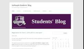 
							         UoPeople Students' Blog | The unofficial blog for UoPeople students								  
							    