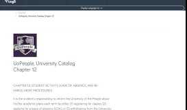 
							         UoPeople, University Catalog Chapter 12 - LingQ								  
							    