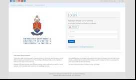 
							         UP Student Portal - South Africa - University of Pretoria								  
							    