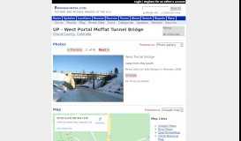 
							         UP - West Portal Moffat Tunnel Bridge - Bridgehunter.com								  
							    