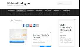 
							         UPC webmail | Webmail inloggen								  
							    