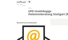 
							         UPD Unabhängige Patientenberatung Stuttgart (RBS) - Stadt Stuttgart								  
							    