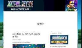 
							         update – Junk Jack Development Blog – A game by Pixbits								  
							    