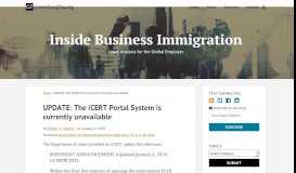 
							         UPDATE: The iCERT Portal System is currently unavailable | Inside ...								  
							    