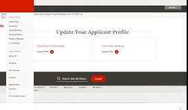 
							         Update Your Applicant Profile | Johnson & Johnson								  
							    