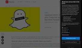 
							         Updated 2019: 3 signs your Snapchat account has been ...								  
							    