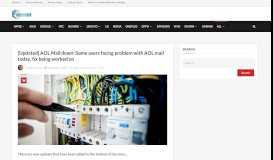 
							         [Updated] AOL Mail down: Some users facing problem with ...								  
							    