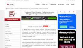 
							         [Updated] Job Website Fully Customize Blogger Template Free ...								  
							    