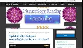 
							         [Updated] Mike Madigan's Numerologist.com Review – Is It Real?								  
							    