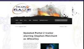
							         Updated Portal 2 trailer starring Stephen Merchant as Wheatley | The ...								  
							    