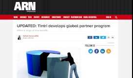 
							         UPDATED: Tintri develops global partner program - ARN								  
							    
