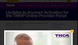 
							         Updates to Account Activation for the TMHP Online Provider Portal ...								  
							    