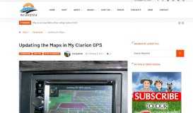 
							         Updating the Maps in My Clarion GPS - RV Lifestyle								  
							    