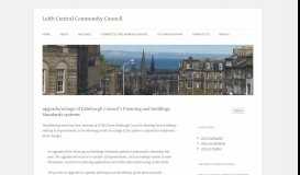 
							         upgrade/outage of Edinburgh Council's Planning and Buildings ...								  
							    