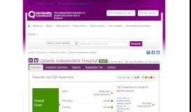 
							         Uplands Independent Hospital - CQC								  
							    