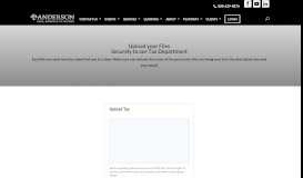 
							         Upload Documents - Anderson Advisors | Asset Protection & Tax ...								  
							    