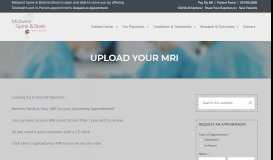 
							         Upload Your MRI | Midwest Spine & Brain Institute								  
							    