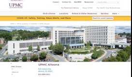 
							         UPMC Altoona Employee Portal								  
							    