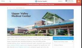 
							         Upper Valley Medical Center								  
							    