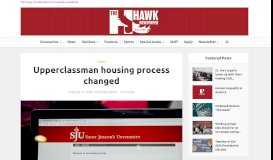 
							         Upperclassman housing process changed – The Hawk Newspaper								  
							    