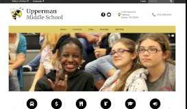 
							         Upperman Middle School: Home								  
							    