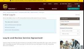 
							         UPS CampusShip: Initial Log-In - United States - UPS.com								  
							    