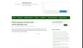 
							         UPSA Students Portal Login – www.upsasip.com | GHLoud.com								  
							    