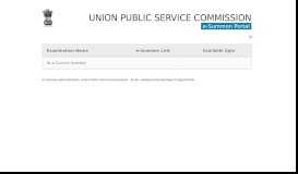 
							         UPSC :: e-Summon Portal - Union Public Service Commission								  
							    