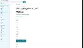 
							         UPSI ePayment User Manual | Payments (77 views) - Scribd								  
							    