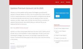 
							         Upstore Premium Account list in 2020 and Link Generator								  
							    