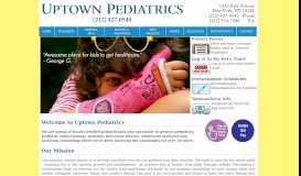 
							         Uptown Pediatrics | New York Pediatrician | New York Pediatrics								  
							    