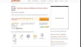 
							         Urban Outfitters W2 Form Online - Fill Online, Printable, Fillable, Blank ...								  
							    