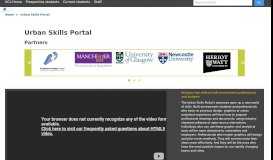
							         Urban Skills Portal - UCLeXtend								  
							    