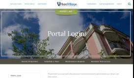 
							         Urban Village Development : Portal : Portal Login								  
							    