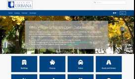 
							         Urbana, IL - Open Data Portal | Urbana, IL - Open ... - City of Urbana								  
							    