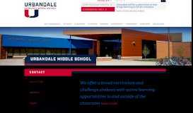 
							         Urbandale Middle School - Urbandale Schools								  
							    