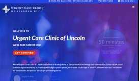 
							         Urgent Care Clinic of Lincoln: Home								  
							    