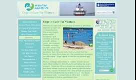 
							         Urgent Care for Visitors | Wareham Pediatrics | Serving Massachusetts ...								  
							    
