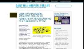 
							         Urgent! hospital planning Applications for Daisy Hill Hospital, Newry ...								  
							    