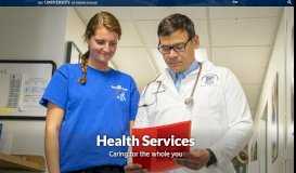 
							         URI Health Services - The University of Rhode Island								  
							    