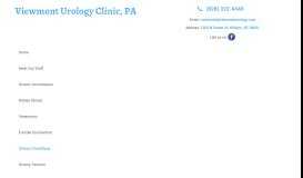 
							         Urinary Tract - Hickory, NC - Viewmont Urology Clinic, PA								  
							    