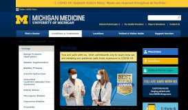 
							         Urinary Tract Infection | Michigan Medicine								  
							    