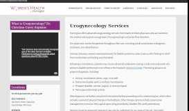 
							         Urogynecology Services - Harrington HealthCare System								  
							    