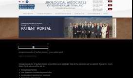 
							         Urological Associates of Southern Arizona, P.C. | Patient Portal								  
							    