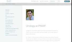 
							         Urologist Fertility Specialist on Staff at Pacific NW Fertility								  
							    