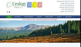 
							         Urology Clinic, PC | Urologists Steamboat Springs and Craig, CO								  
							    