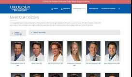 
							         Urology San Antonio Doctors and Advanced Practice Providers								  
							    