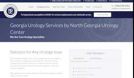 
							         Urology Services - North Georgia Urology Center								  
							    