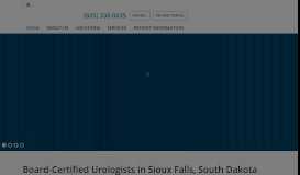 
							         Urology Specialists of Sioux Falls, SD: Home								  
							    
