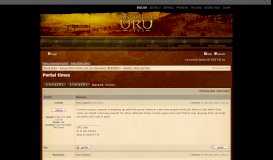 
							         URU Live Forums • View topic - Portal times - Myst Online								  
							    
